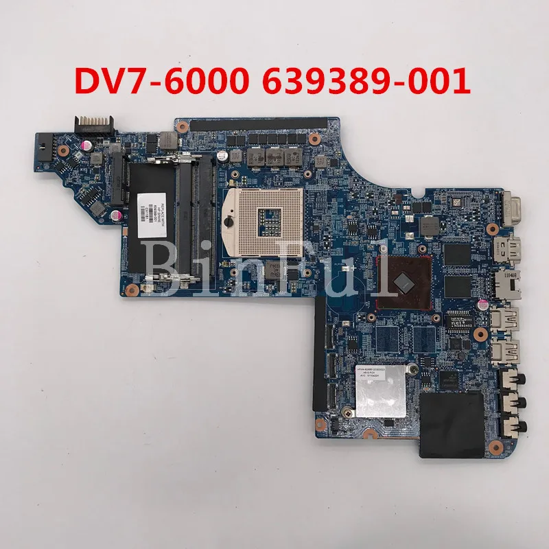 Высокое качество для pavilion DV7 DV7T DV7-6000 Материнская плата ноутбука 639389-001 639389-501 639389-601 Hm65 протестированы