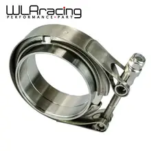 WLR RACING-" SUS 304 нержавеющая сталь вытяжной V-Band зажим фланец комплект V-Band Vband мужской женский дизайн WLR5243