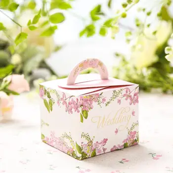 

Candy box wedding supplies flower favors boxes gifts for guests wedding candy box party supplies decor box