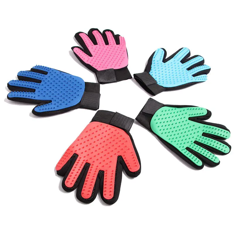 ITAX-9906 Pet cat/dog grooming gloves pet beauty massage dog bath brush