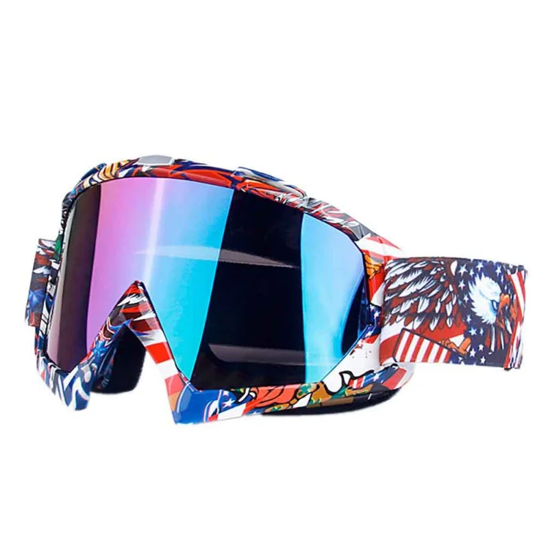 Открытый Велоспорт лыжные очки двухслойные противотуманные большие Лыжные маски очки лыжные стружки мотоциклетные очки лыжные очки - Цвет: 2