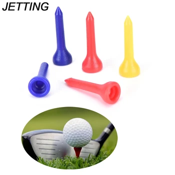 

HOT 100pcs Professional Plastic Ball Golf Tee 36mm Outdoor sports Tees Random color