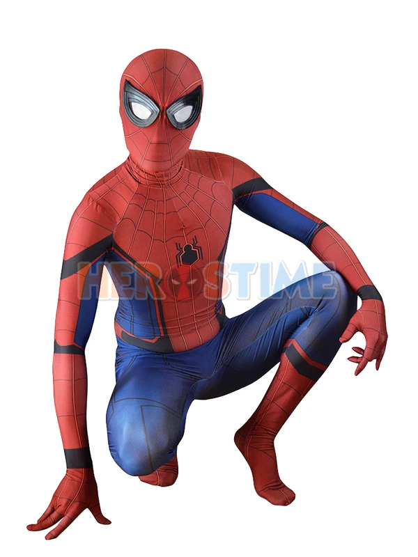 (Spd003spider-man выпускников костюм Новый Человек-паук Косплэй костюм Zentai костюм супергероя