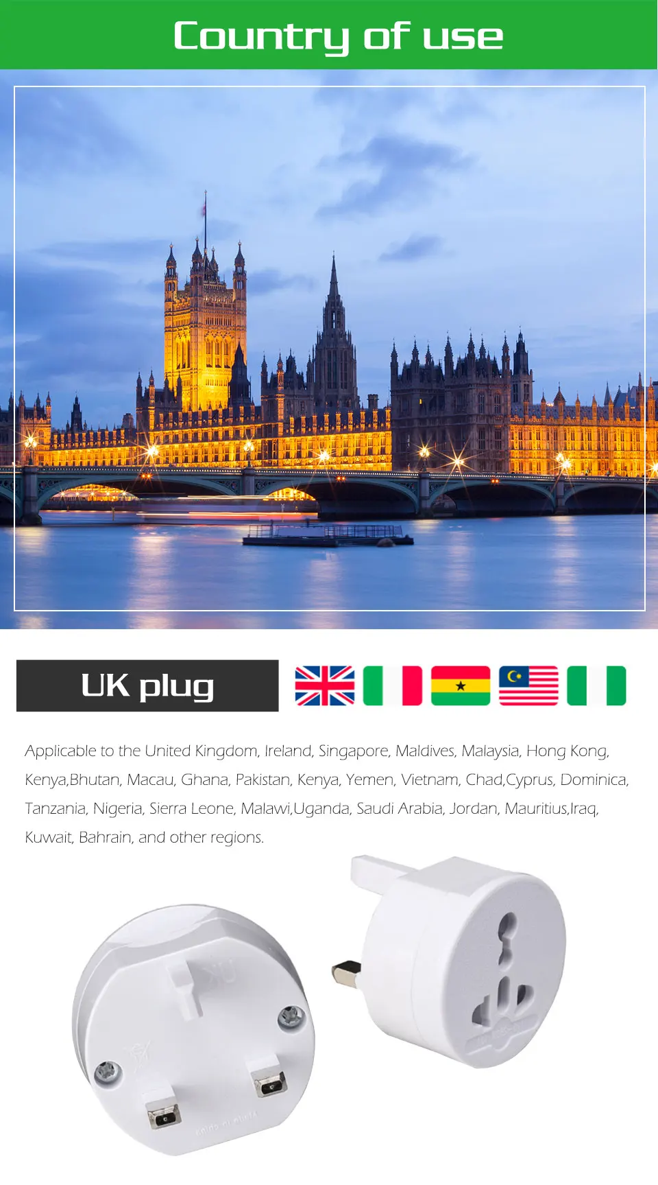 EU UK US AU Universal Power Adapter Charger Adaptor Travel Wall Electric Plugs Sockets Converter For Mobile Phones Laptop (3)