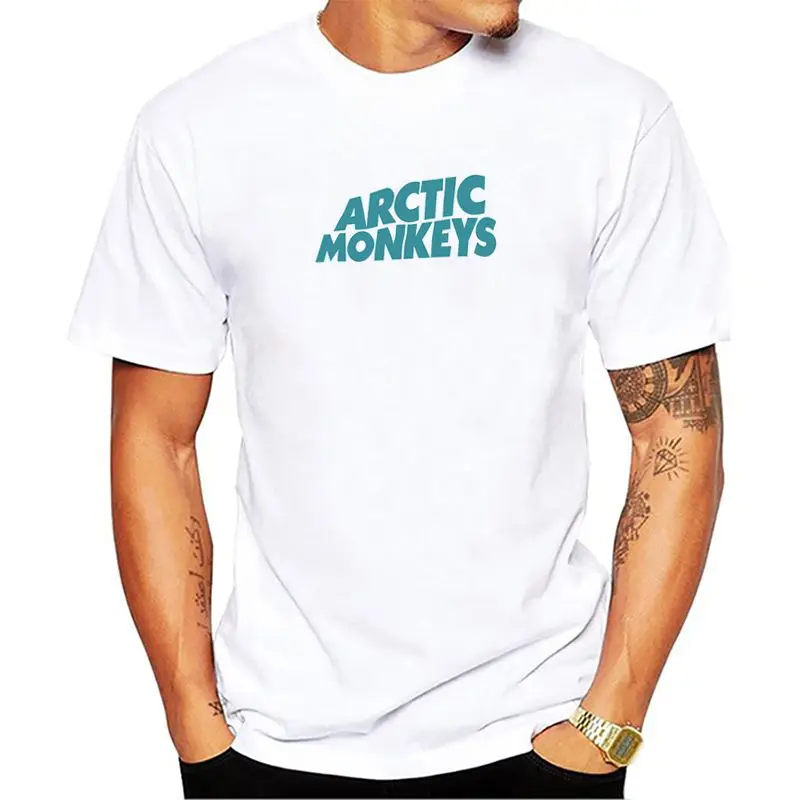 

2018 Artic Monkey Logo New Arrival Summer Style Men Short Sleeve Shirt Male Cotton Casual T Shirts Boys