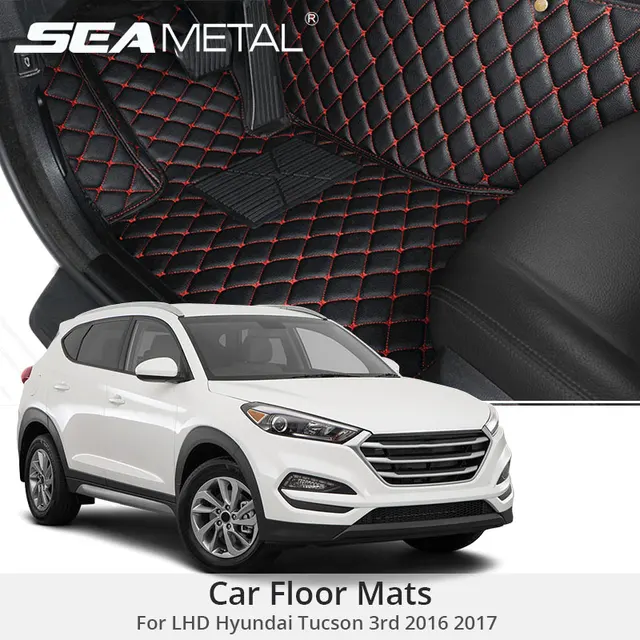 For LHD Hyundai Tucson 3rd 2017 2016 Car Floor Mats Rugs Auto Rug Cover