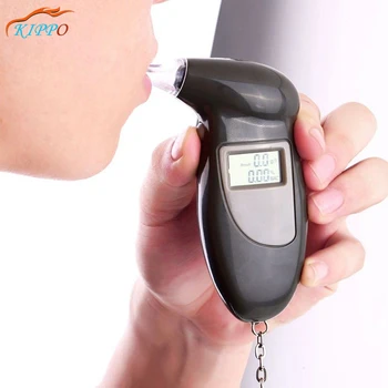

KIPPO LCD Display Professional Digital Alcohol Tester Breathalyzer Analyzer Detector Test Device Screen Test