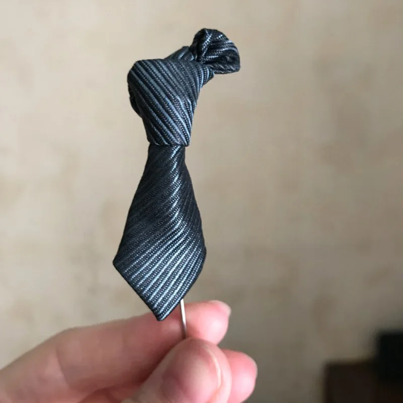 Новая популярная мужская полосатая брошь в форме галстука для Декор для ...