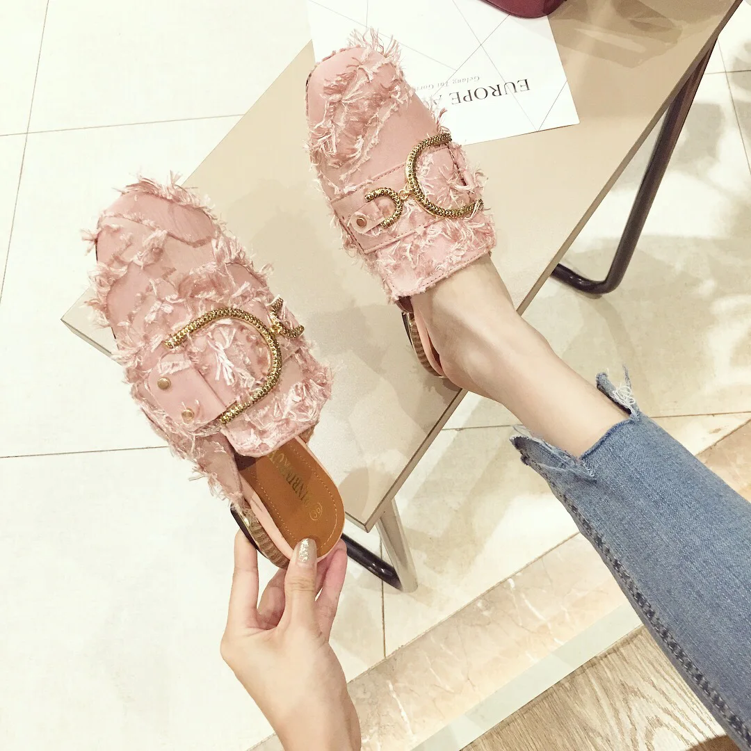 Chanel Slides | Chanel slides, Pink slides, Furry slides