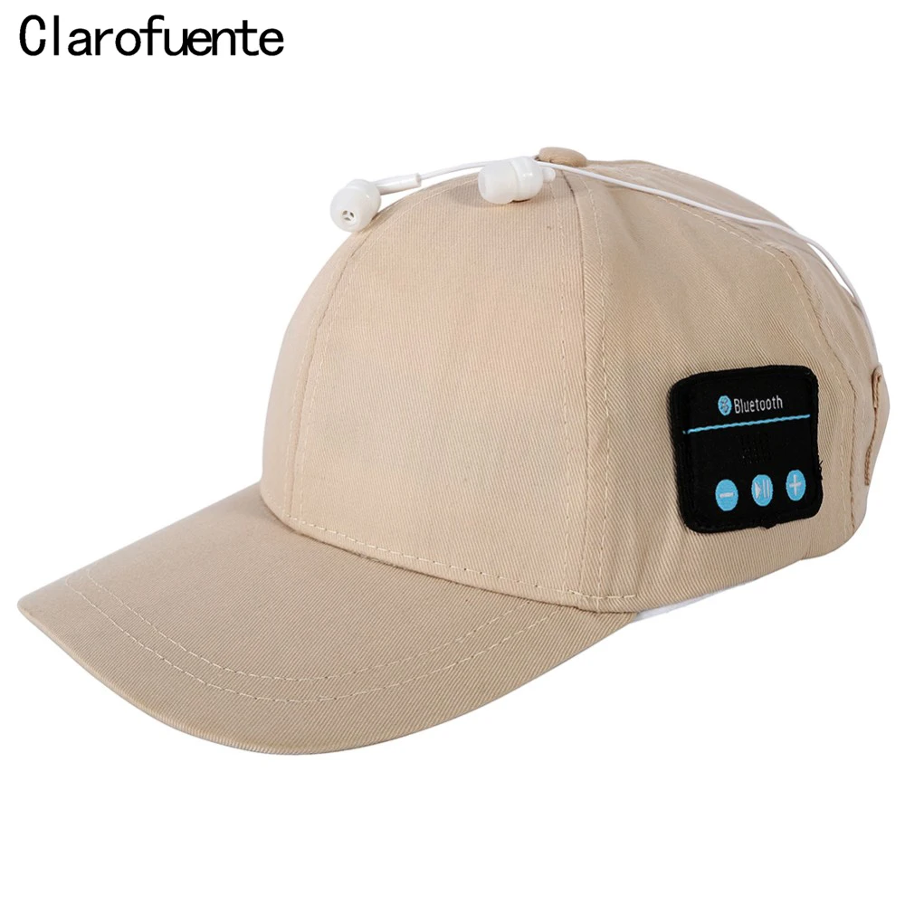 

Baseball Bluetooth Cap Headphone Wireless Calling Smart Hat Headset Talk Sports Hat Speaker Mic Talk Sun Hat for Riding Running