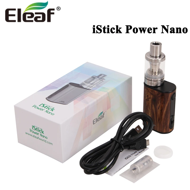 

Eleaf iStick Power Nano 1100mah Battery 40W Electronic Cigarette Box Mod Vape 2ml MELO 3 Nano Tank Atomizer with EC ECML Head