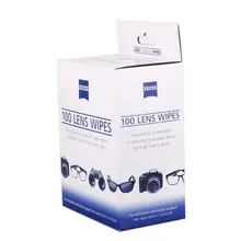 Lentes carl zeiss 100 contagens pré-umedecido embalados individualmente 3 em 1 de limpeza da lente cleaner poeira pen blower pano