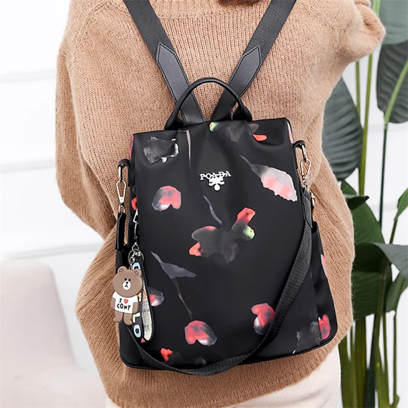 Модный рюкзак для женщин сумка через плечо большой емкости женская сумка-рюкзак школьная сумка для девочек-подростков, рюкзак для светильник Дамский туристический рюкзак