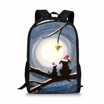 

School Backpack Bag For Teenagers Girls 3D Paintings Printed for Kids Book Bagpack Sac Ecole Adolescent Pencil Bag Makeup Bags