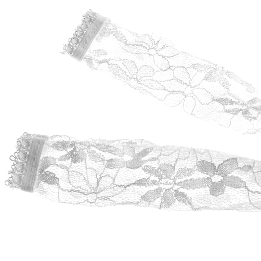 Handmade Lace Socks Over the Knee Pants Dolls Clothes Outfit for 1/3 BJD MSD SD DZ Dress Up Accessories White