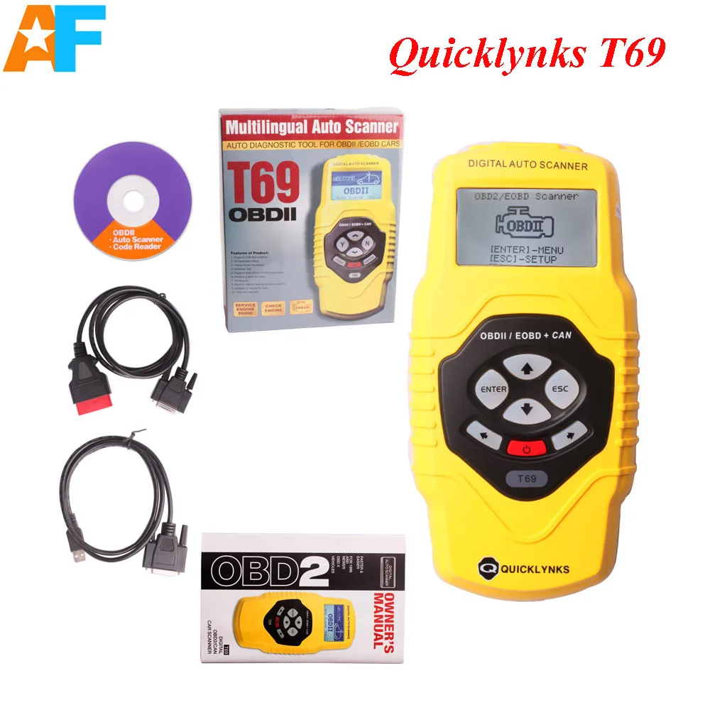 Free Shipping! OBDII Auto Vehicle Scanner Diagnostic Tool