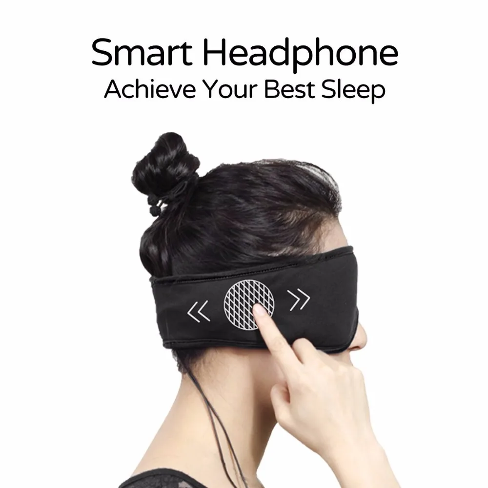 

Sleepace Sleep Headphones,Comfortable Washable Eye Mask with Sound blocking/ Noise Cancelling Earphone Smart App remote control