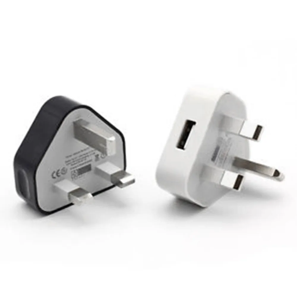 Reino Unido Plug 3 Pin Adaptador Para Enchufe Usb Enchufe De