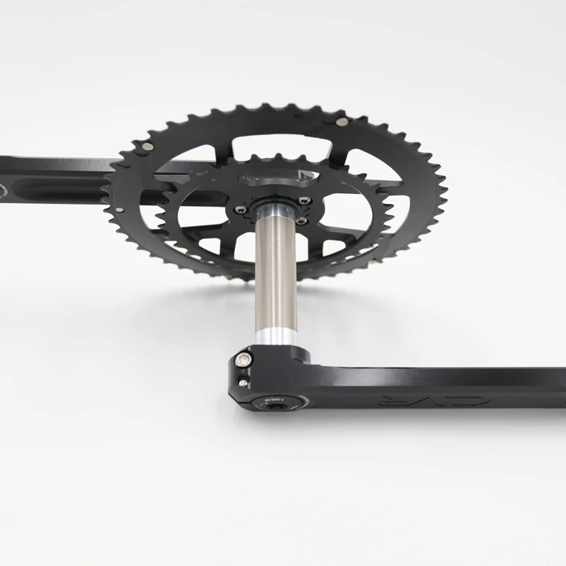 Zrace HARDROCK 2x10/11 Скорость Road Chainset зубчатое колесо цепной передачи протектор для кривошипа, 50/34T 165 мм/170 мм/172,5 мм/175 мм, Вес: 710 г