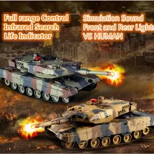 Немецкие Пантеры Битва RC Танк HQ-516 IIA6 38 см симулятор звук VS человеческий рекреационный инфракрасный пульт дистанционного управления Главная Боевая игрушка