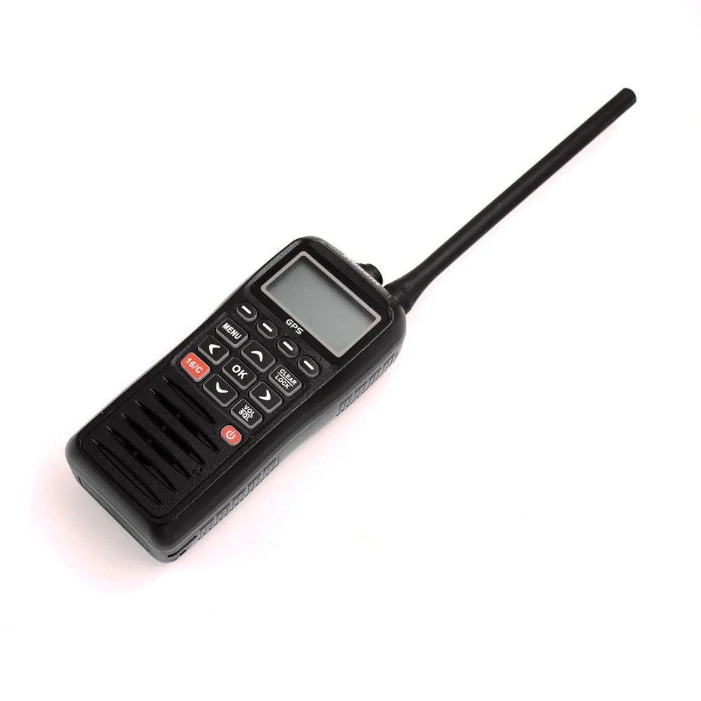 Последние RS-38M gps морской радио VHF ручной плавучий поплавки Водонепроницаемый IPX7 ATIS код Tri-watch 156,025-157,425 МГц трансивер