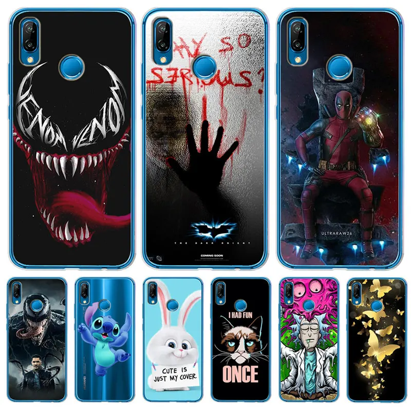 

Luxury Marvel For Huawei Mate 9 10 20 P8 P9 P10 P20 P30 P Smart Lite Plus Pro Cover Case Silicone Coque Etui stitch cute venom