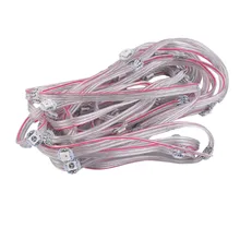 50x WS2812B предварительно припаянный светодиодный s с проводом 5 в WS2812 провод для адресного прибора idvidually светодиодный модуль панель шнура Горячая