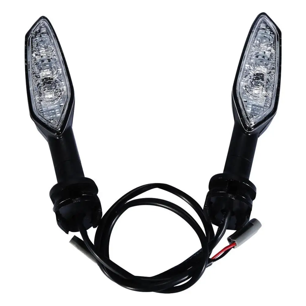 

Motorcycle Turn Signals Indicators Light Clear Lens Fit For Yamaha YZF R1 R6 FZ1 FZ6R 02-12 Clear/Smoke