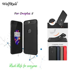 WolfRule СПС чехол Oneplus 5 противоударный мягкий ТПУ матовый чехол для телефона Oneplus 5 Чехол Coque One plus 5 A5000 5,5''