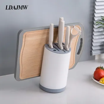 

Simple And Versatile Kitchen Tool Storage Rack Knife Holder Seat Frame Cutting Board Cutting Board Holder Mobile IPad Organizer