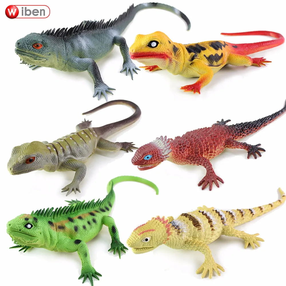 Wiben Lizard Insects toy Action & Toy Figures PVC Animal Model Learning ...