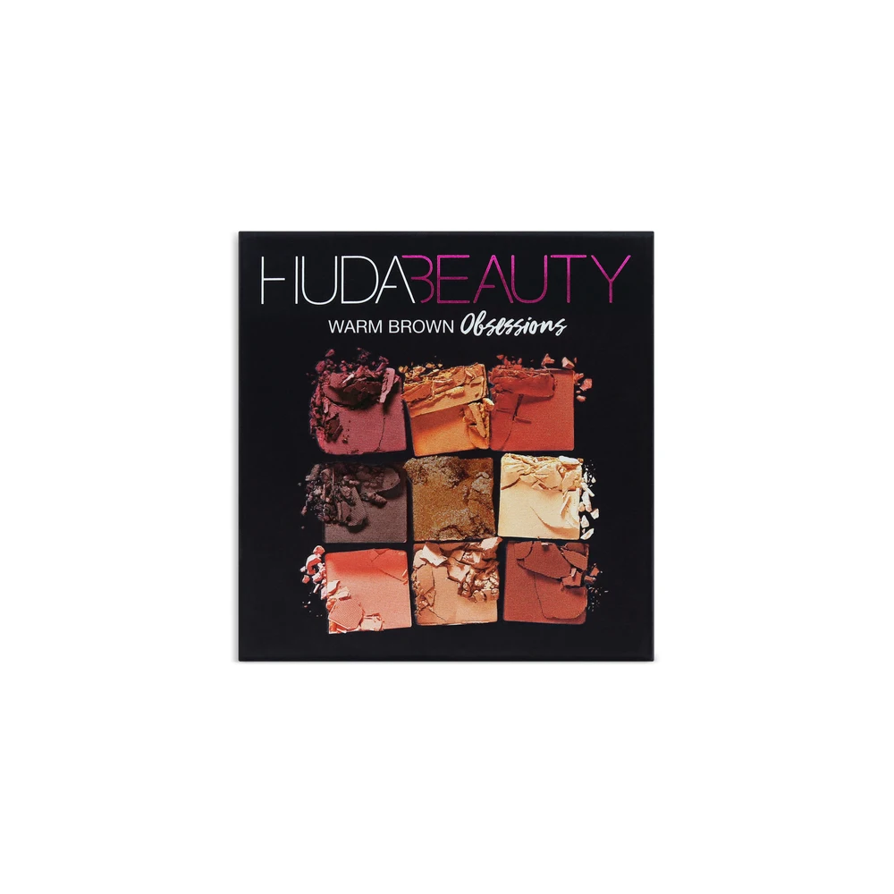 Huda beauty тени для век Палитра Obsessopms палитра 9 цветов легко носить тени для век блеск палитра Макияж набор красота