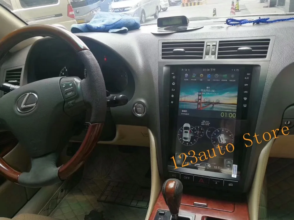 12,1 ''вертикальный Tesla стиль Android 8,1 автомобильный DVD gps плеер для lexus GS GS300 GS350 GS450 GS460 2004-2011 ips HDMI PX6