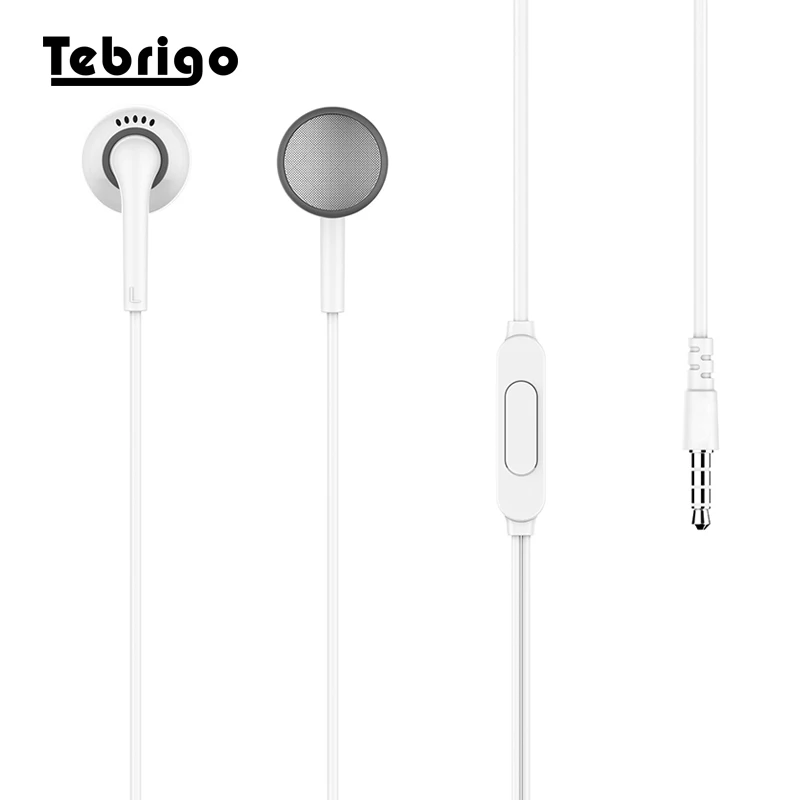 Sport Earphone Dynamic In Ear Earphones 3.5mm with Flat