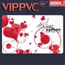 A50004-1 шаблон визитных карточек для прозрачная визитница из ПВХ 86X54mmX15mil