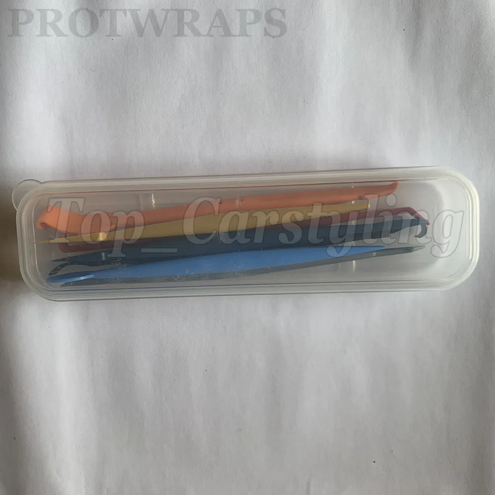 Edge finished Magnetic Squeegee Tools Kit Car Sticker Tints Headlight Film Carbon Magnetic Scraper Tool  (19)