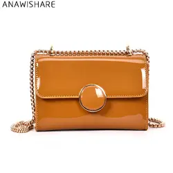 ANAWISHARE Для женщин сумки на плечо Flap Crossbody сумки для Для женщин сумка модные кожаные сумки Bolsa Feminina Mujer