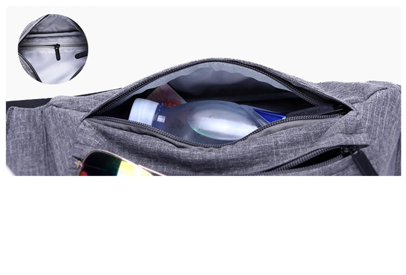 Модная простая однотонная поясная сумка для женщин/мужчин 2018 новая качественная водостойкая нейлоновая поясная сумка Повседневная