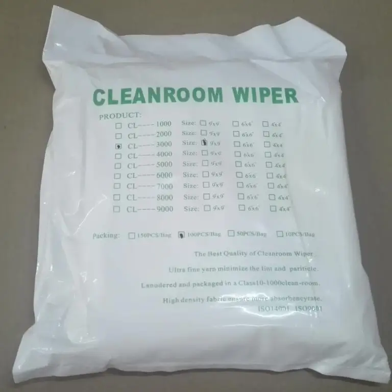 

CL-3000 9'*9' Cleanroom Wiper / Optical Lens Cleaning Cloths