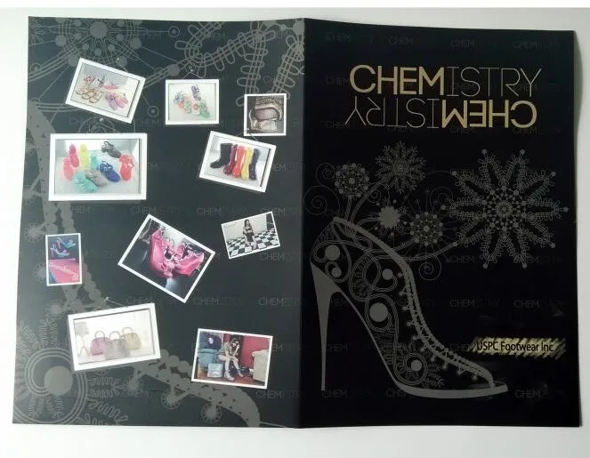 Customized A4 pocket folder printing file cover print