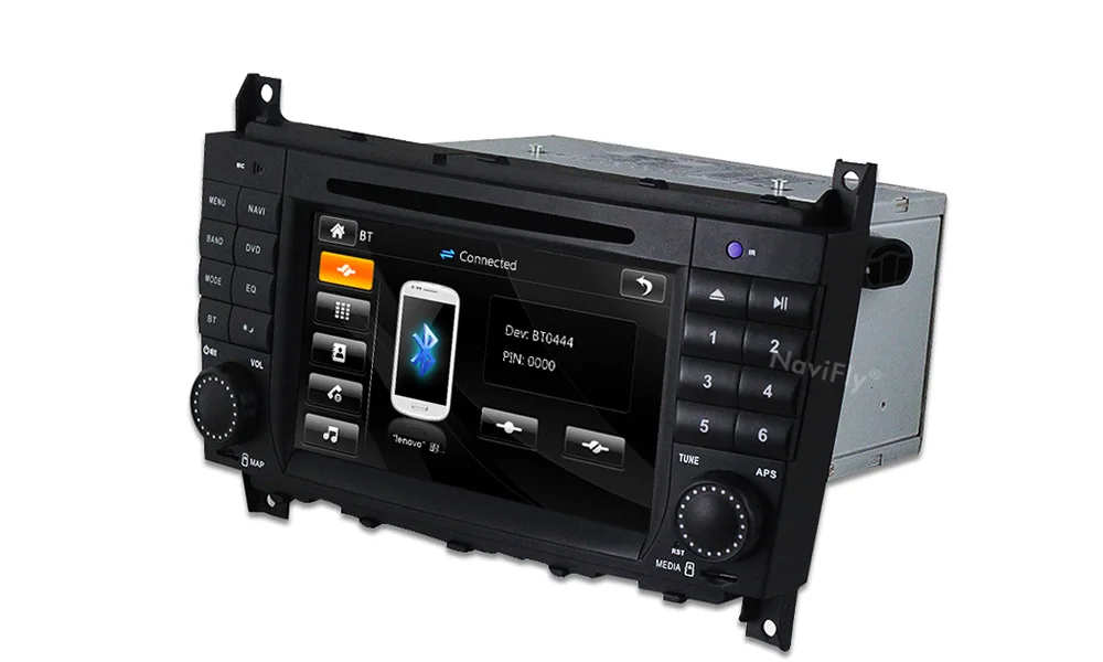 Discount NaviFly 2 DIN Car dvd player radio audio For Mercedes/Benz/Sprinter/W203/A180/Viano/Vito/W639/A-class GPS navigation RDS BT 13