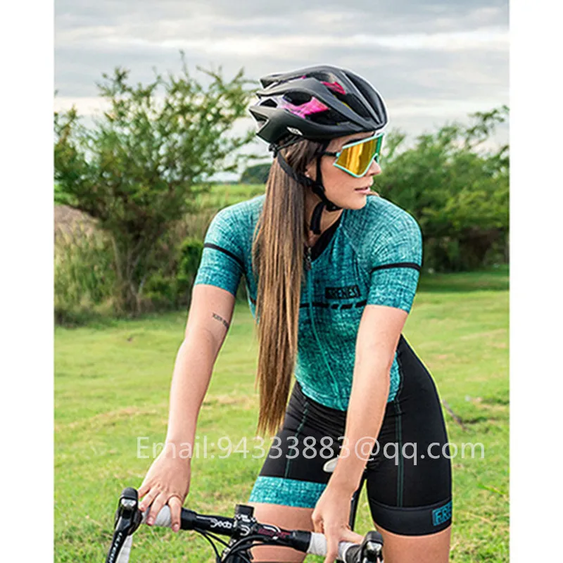 2019 FRENESI Pro Team Triathlon Suit Couple wear Summer Men Cycling Jersey Women Skinsuit Jumpsuit Maillot Cycling Ropa ciclismo