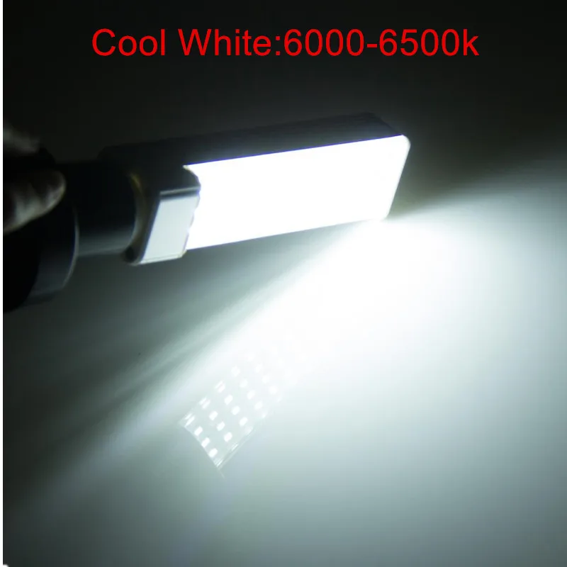 Светодиодный светильник G24 7 Вт 9 11 13 15 18 E27 SMD 2835 точечный с углом обзора 180 градусов