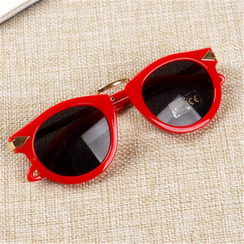 Beautyeye Baby Boys Girls Kids Sunglasses Vintage Round Sun Glasses Children Arrow Glass 100%UV Protection Oculos De Sol Gafas