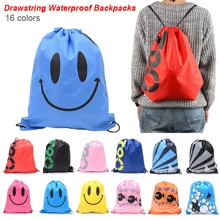 Двухслойная водостойкая одежда заплыва Шнурок Рюкзак Красочные Сумка Водонепроницаемые сумки для спорта на открытом воздухе