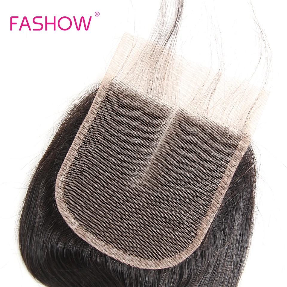 Индийские человеческие волосы 3 пряди с закрытием объемные волнистые человеческие волосы пряди с детскими волосами на шнуровке Fashow волосы remy