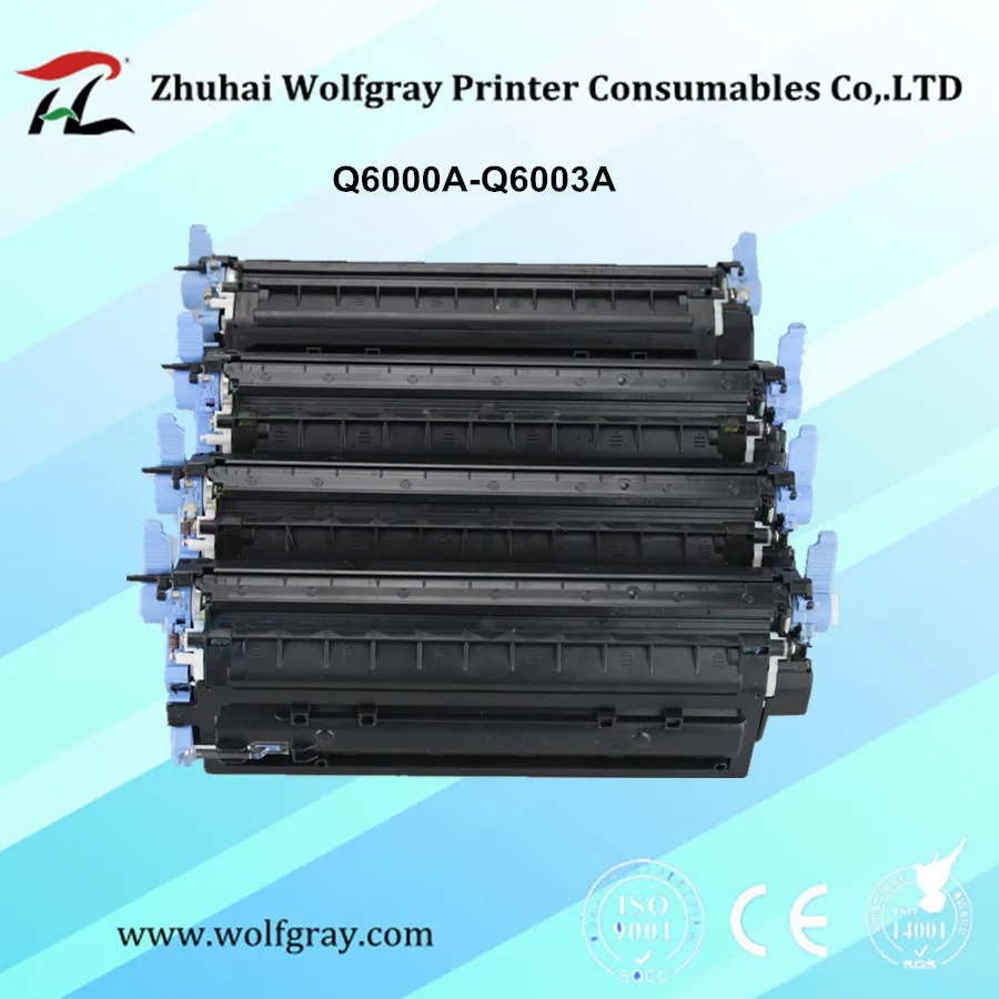 Compatible toner cartridge Q6000A Q6001A Q6002A Q6003A for HP 124A Color Laserjet 1600 2600n 2605 2605dn 2605dtn CM1015 CM1017 Compatible toner cartridge Q6000A Q6001A Q6002A Q6003A for HP 124A Color Laserjet 1600 2600n 2605 2605dn 2605dtn CM1015 CM1017