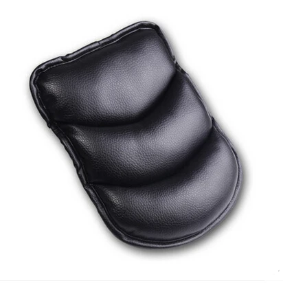 Автомобиль-Стайлинг Кожа PU автомобилей Подлокотники для автомобиля Обложка Pad коврики для Mazda 2 3 5 6 CX5 Cx7 cx9 Atenza axela - Название цвета: Черный
