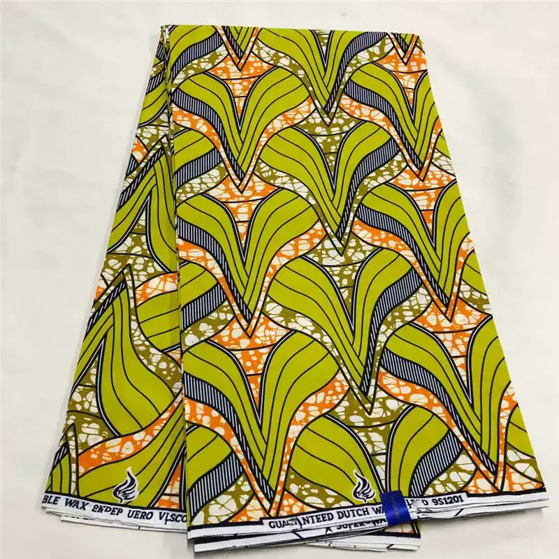 

DF!Ankara African Wax Prints Fabric High Quality real dutch Java wax fabric 6yards/lot For DIY Sewing ! P42820