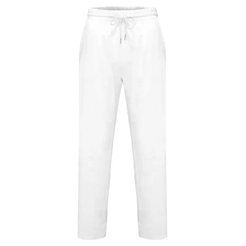 New Men Summer Fashion Solid Casual New Style Simple And Fashionable Cotton Linen Pants Brief Leisure  Daily Long Pants #4R06 (10)